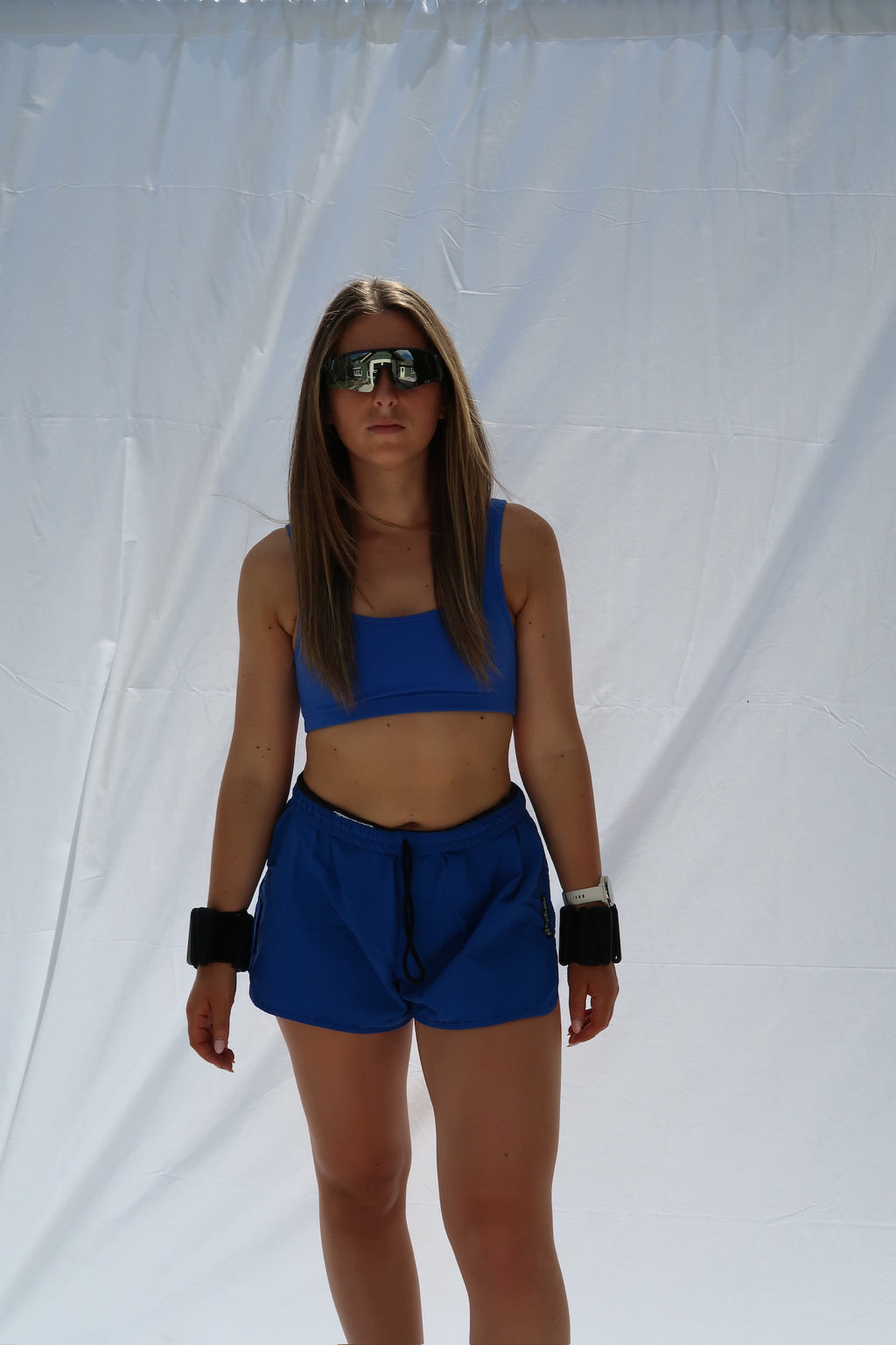 Bright Blue Vintage Reebok Shorts