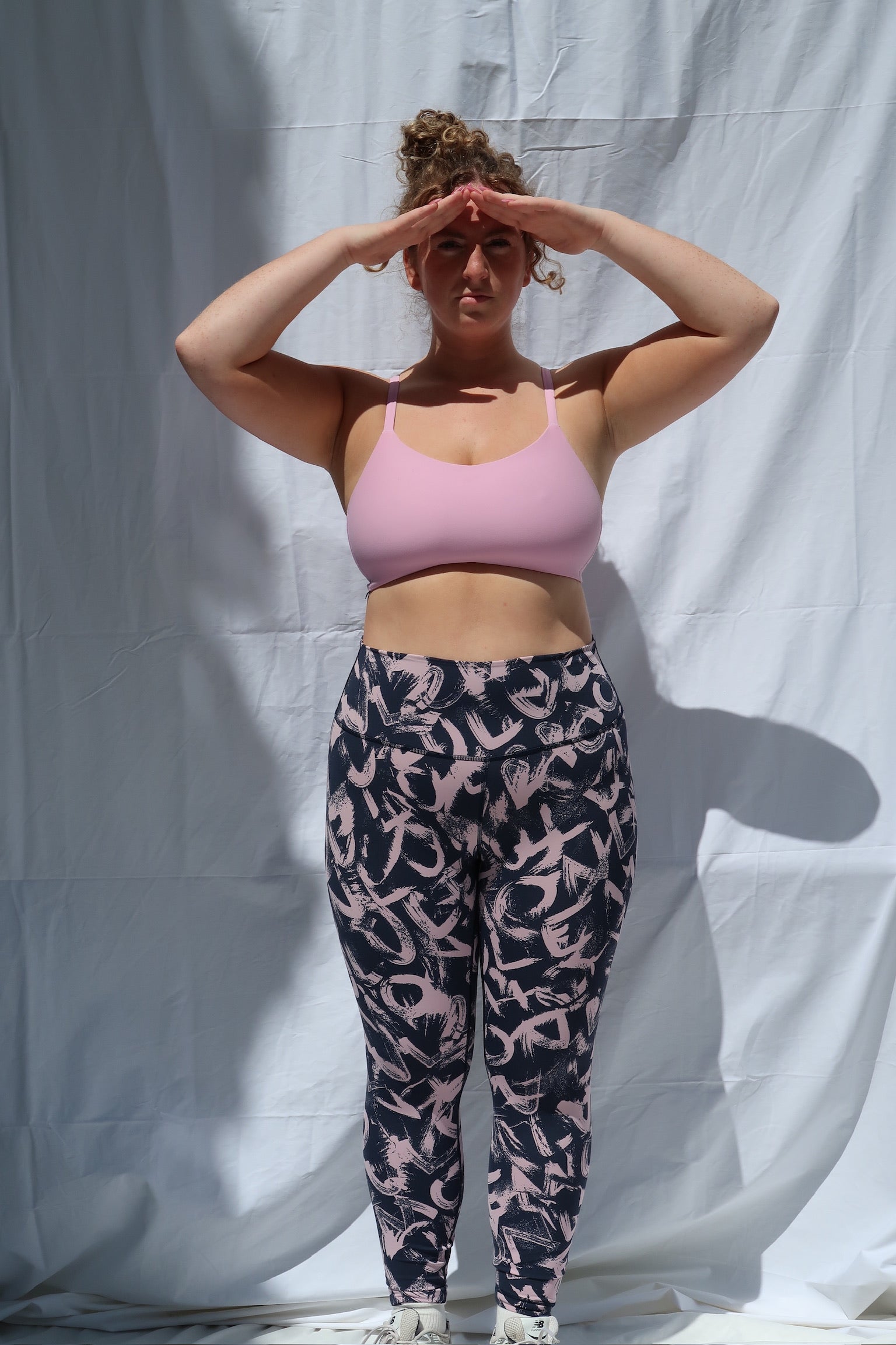 Lululemon Navy & Pink Design Leggings