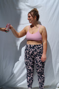 Lululemon Navy & Pink Design Leggings