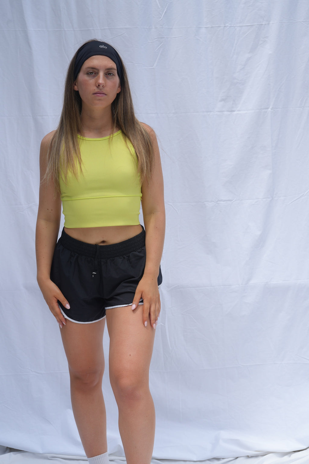 Nike Black & White Track Shorts