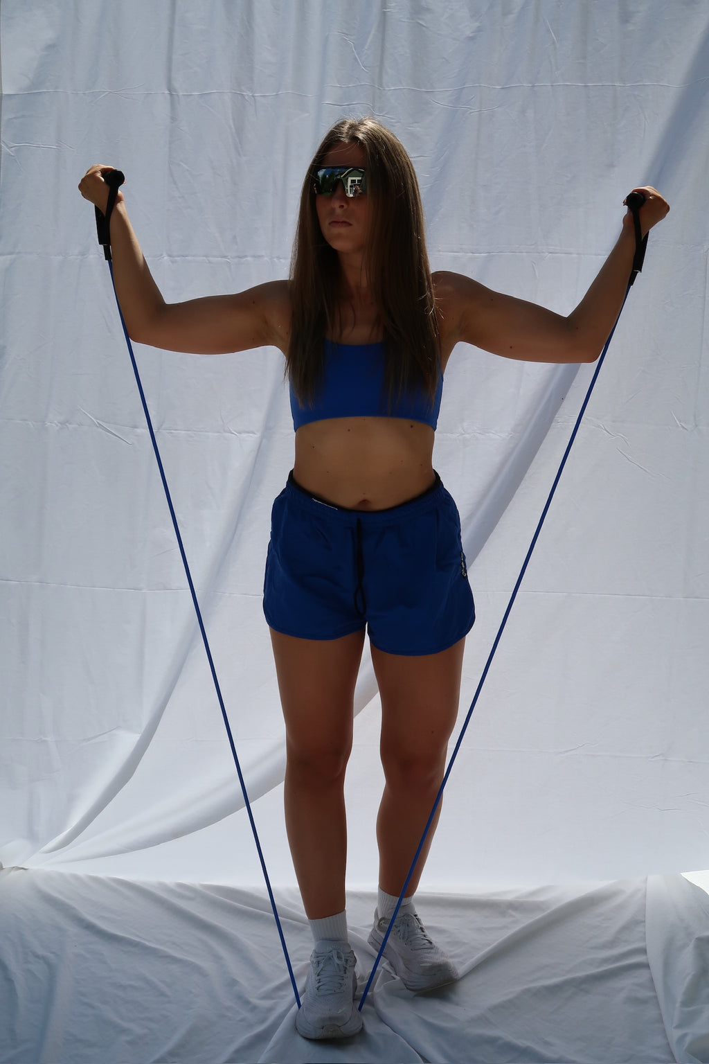 Bright Blue Vintage Reebok Shorts