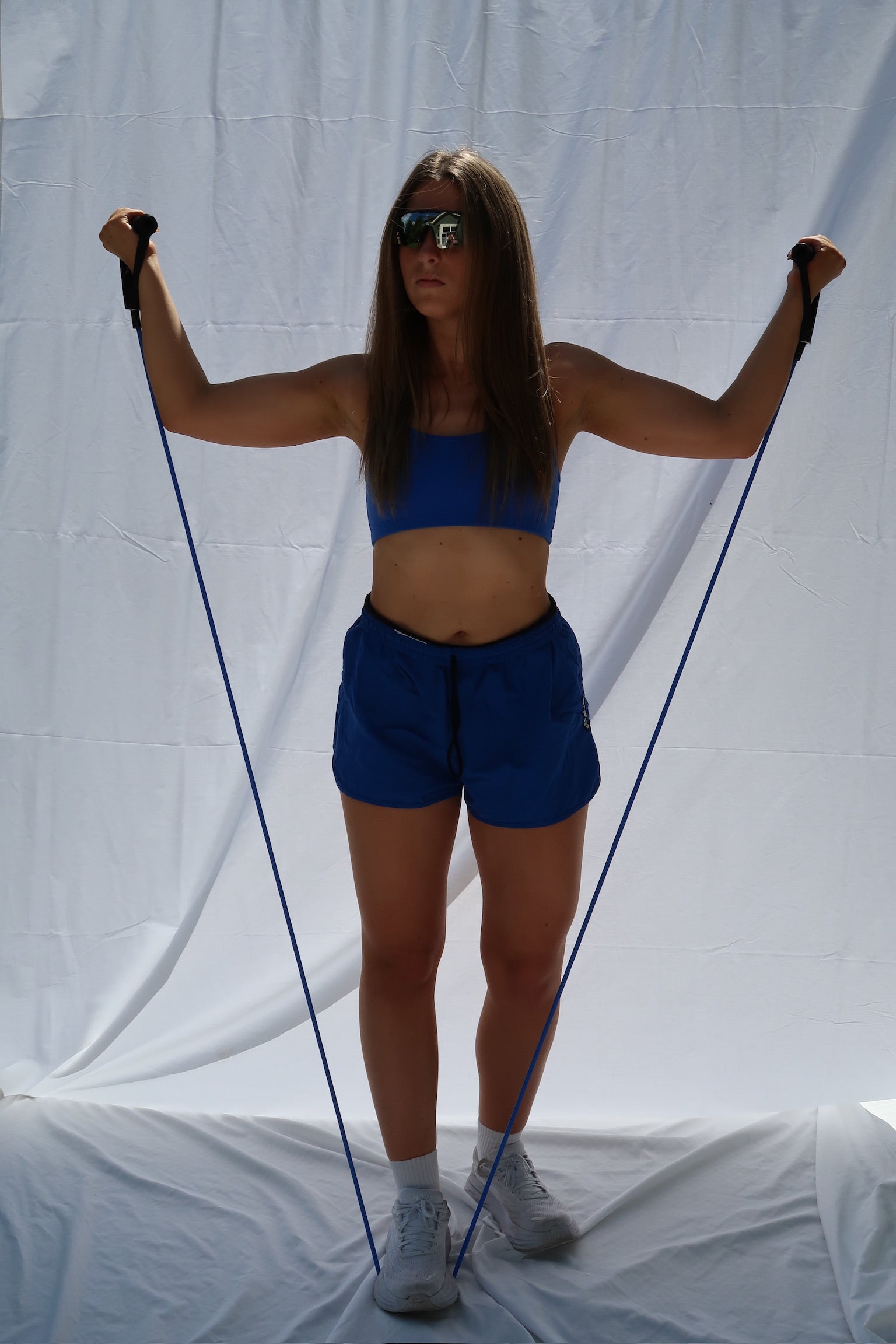 Bright Blue Vintage Reebok Shorts