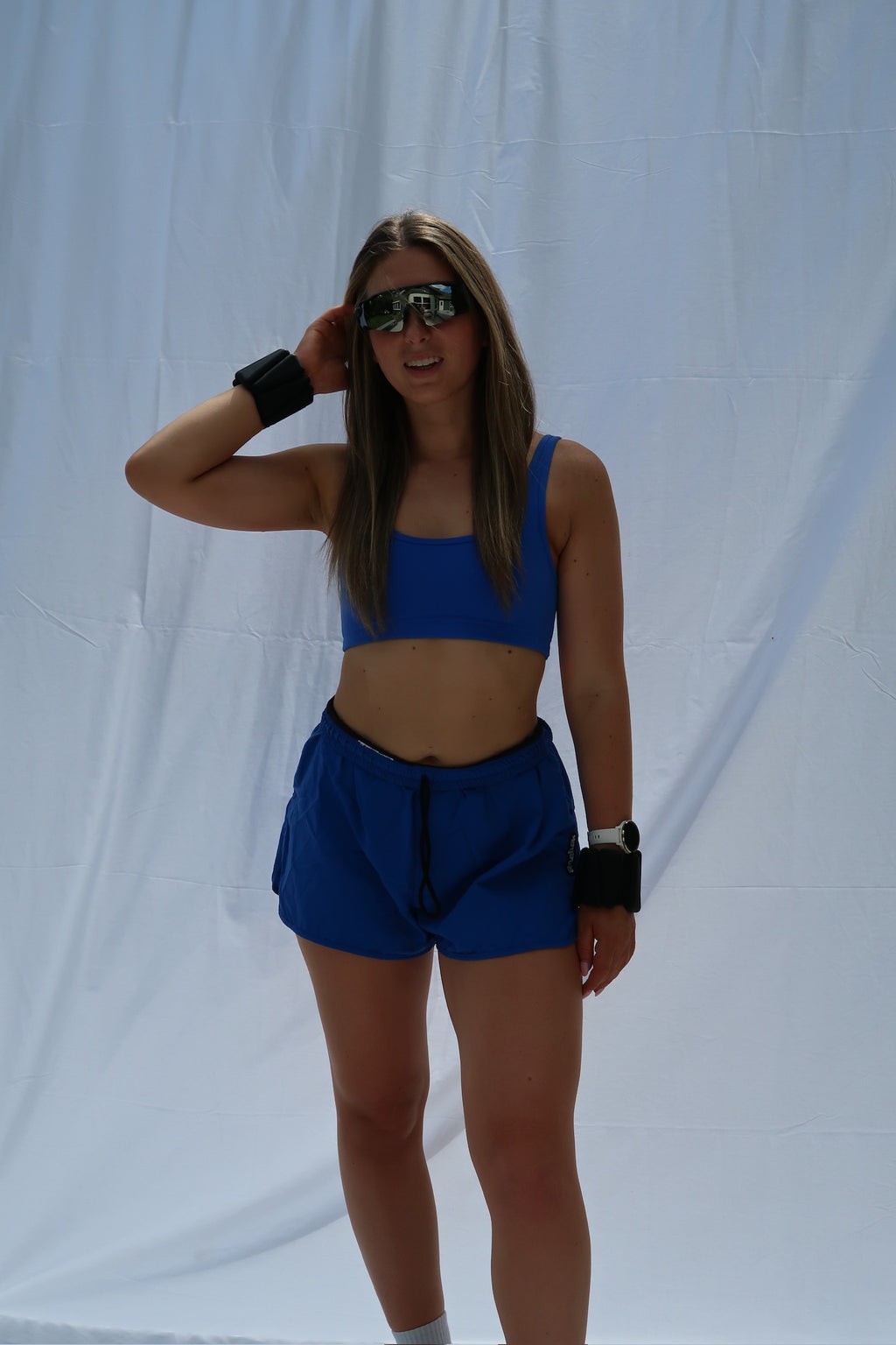 Bright Blue Vintage Reebok Shorts
