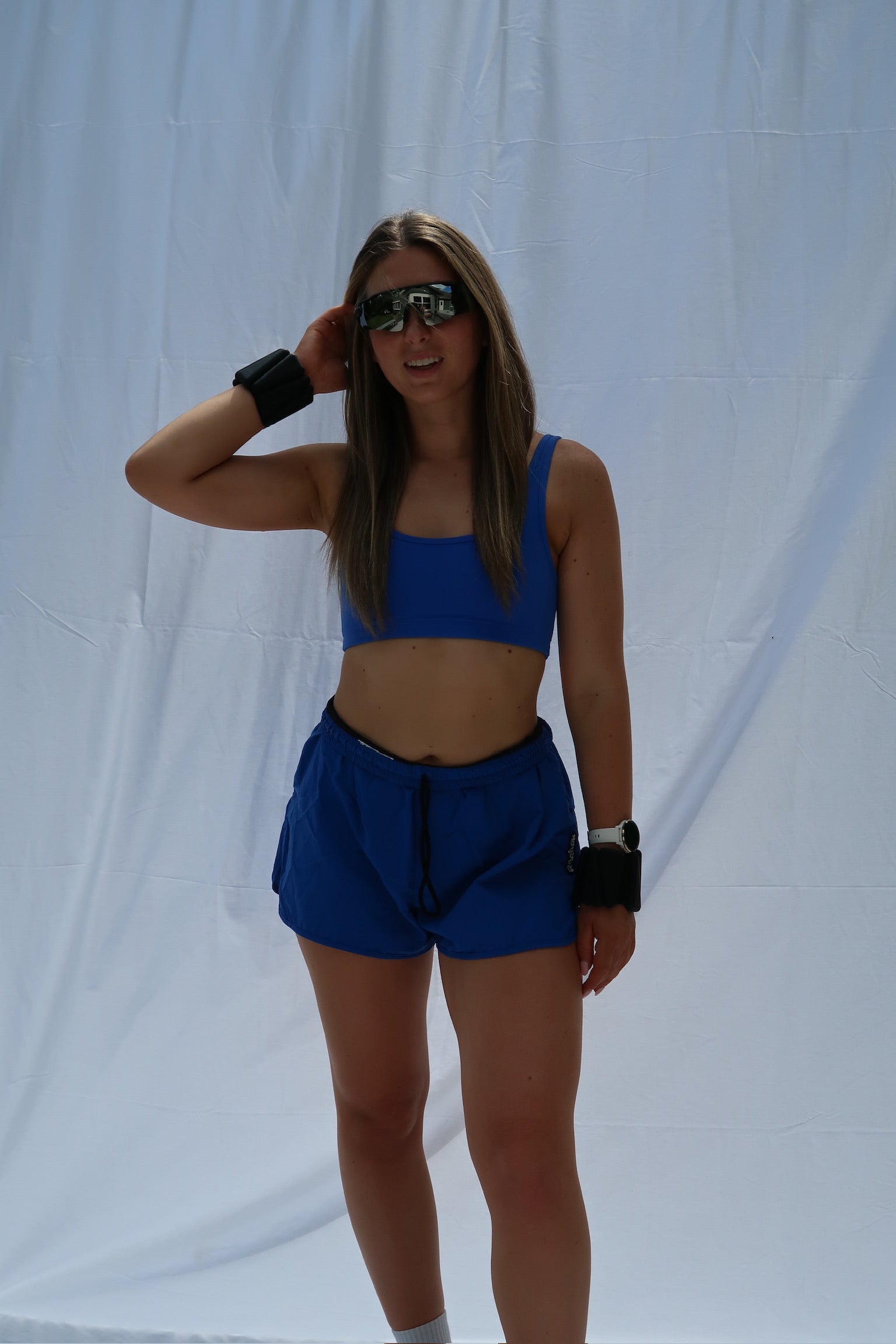 Bright Blue Vintage Reebok Shorts