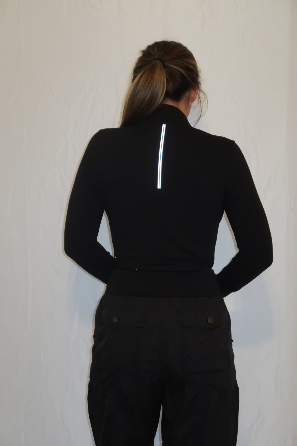 Black Full Zip Athletic Jacket
