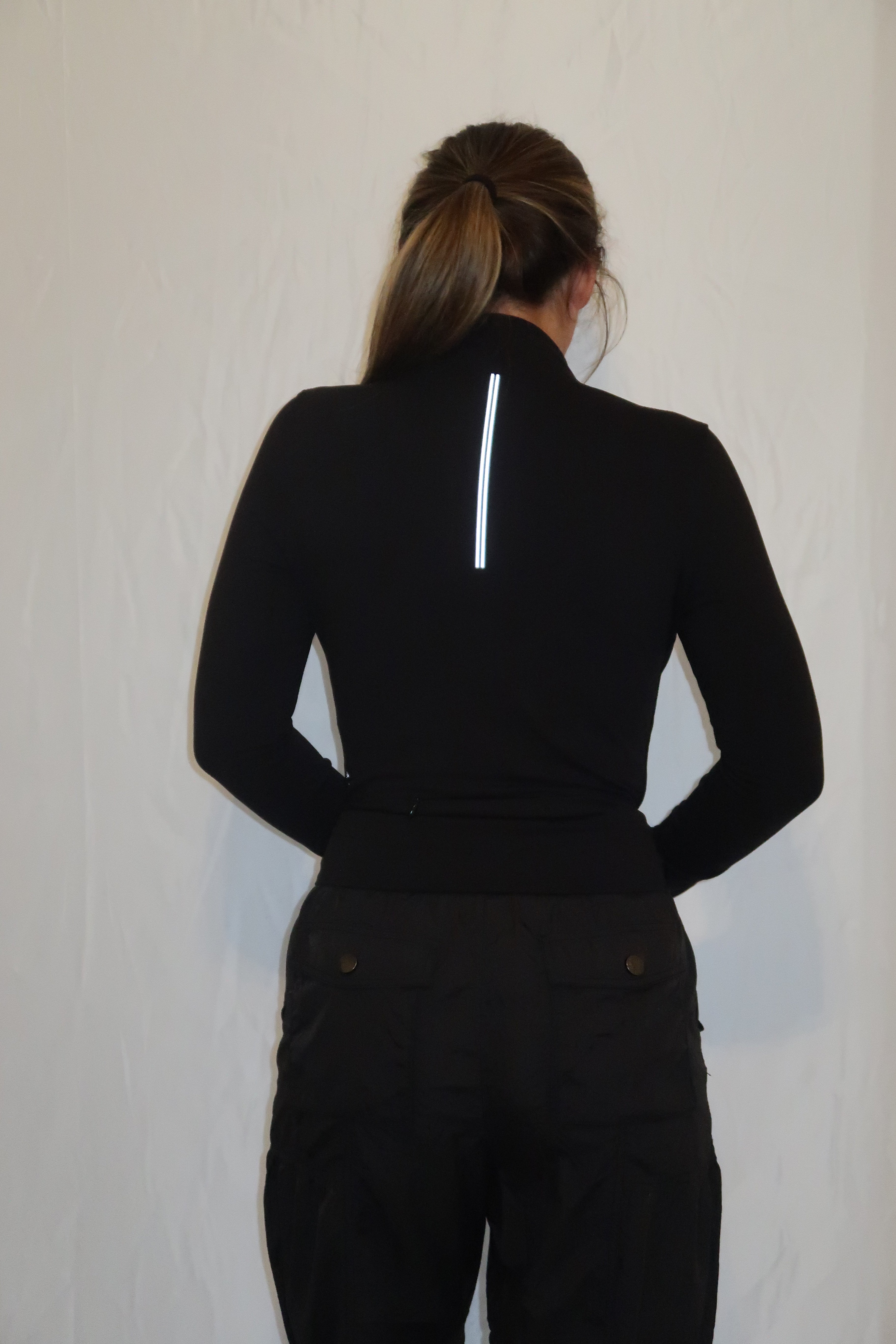 Black Full Zip Athletic Jacket