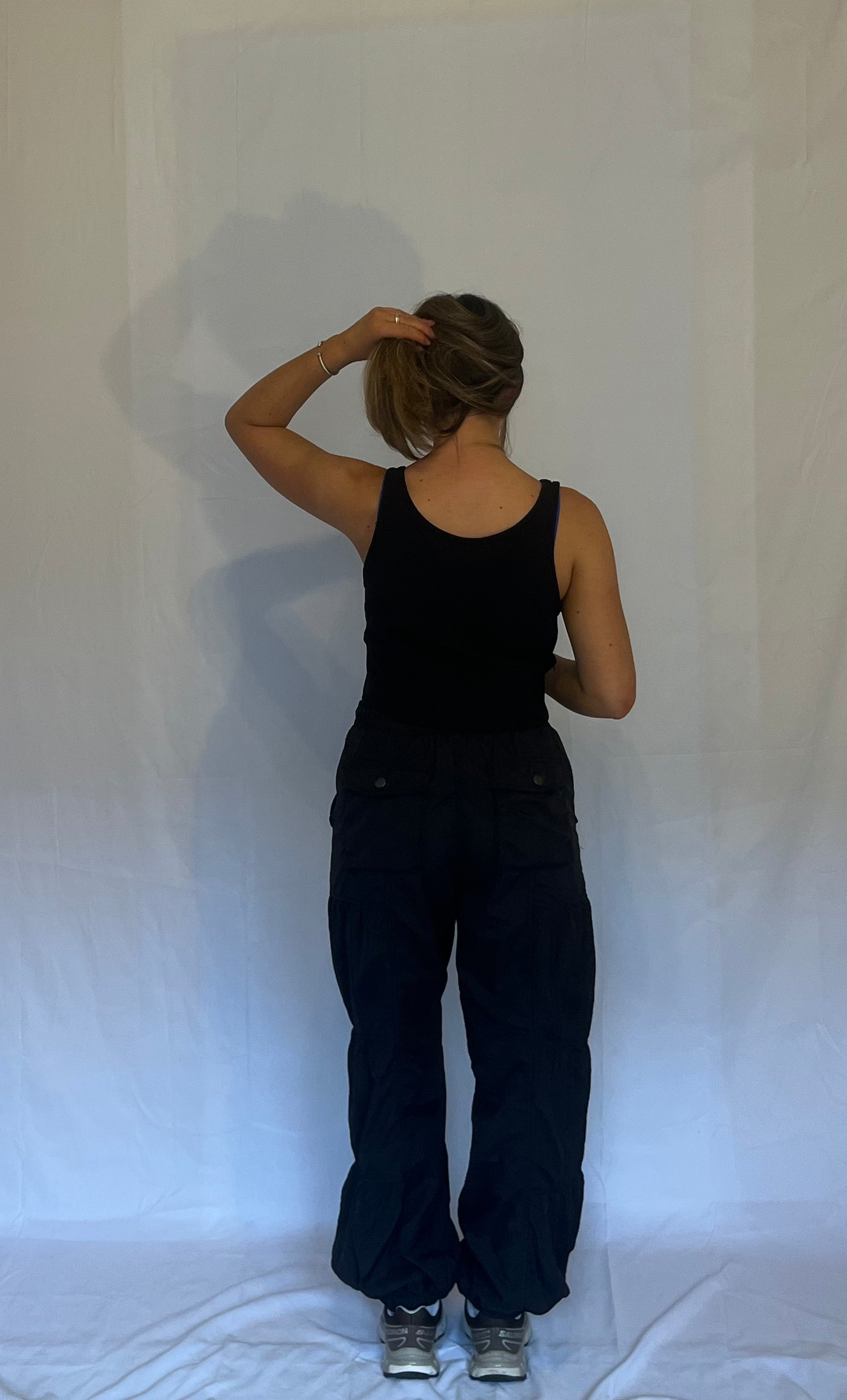Black Lululemon Ribbed Reversible Bra Top