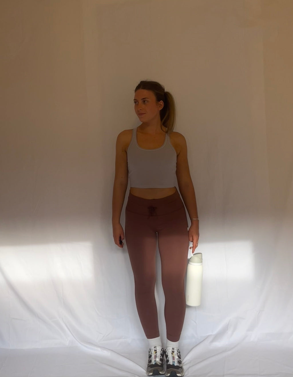 Vuori Mauve Tie Leggings