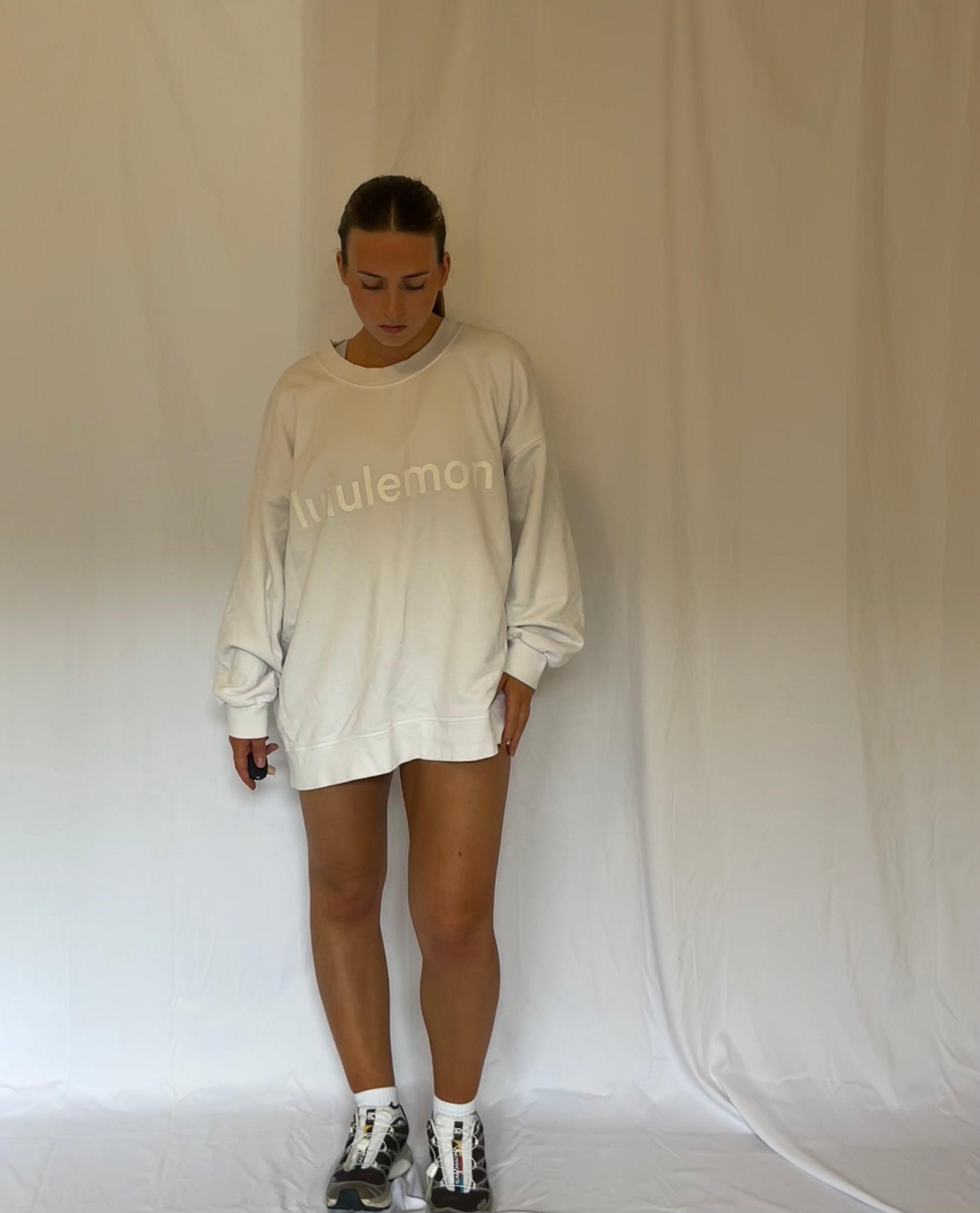 White Lululemon Crew Neck