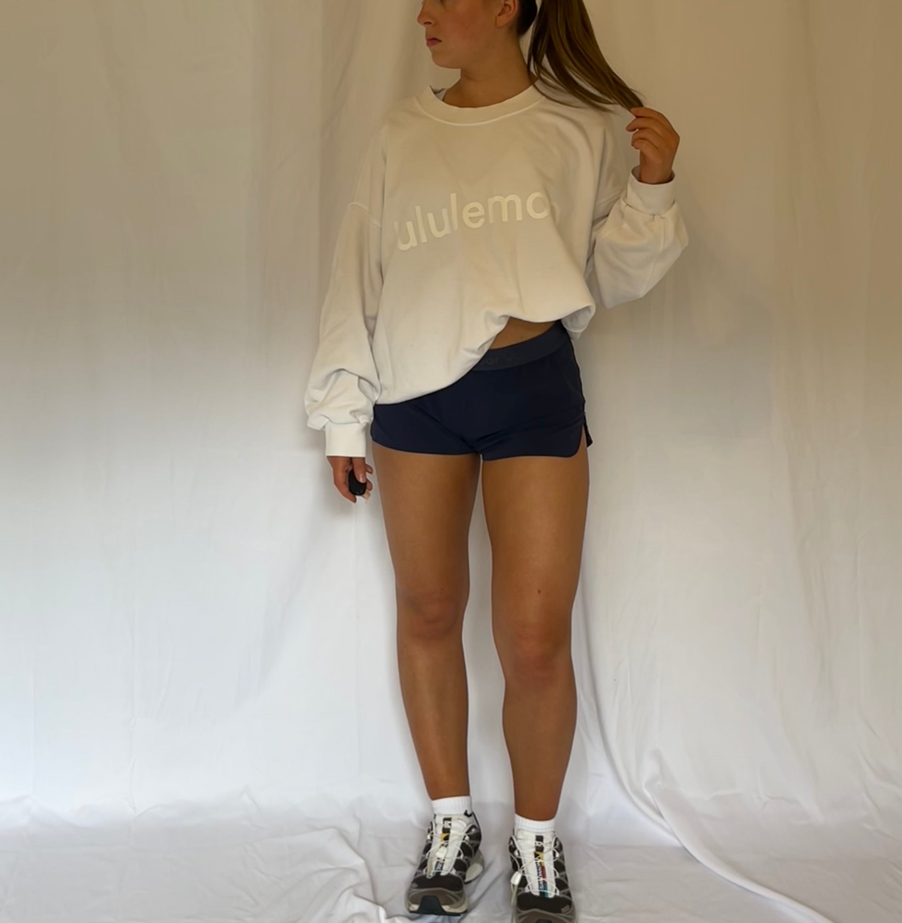 White Lululemon Crew Neck